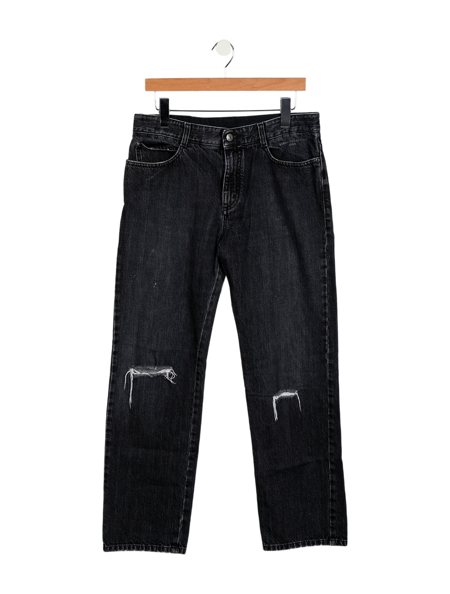Stella McCartney Mid-Rise Straight Leg Jeans