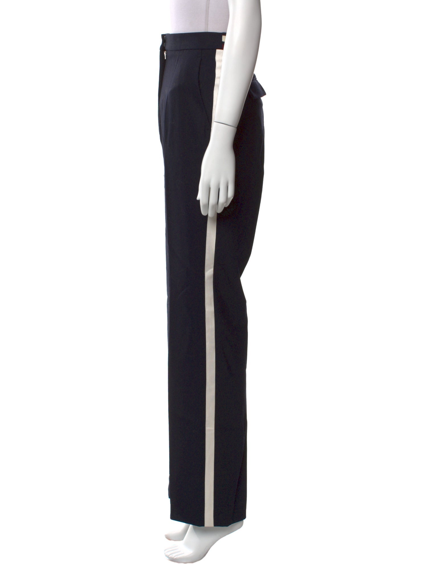 Stella McCartney Virgin Wool Straight Leg Pants