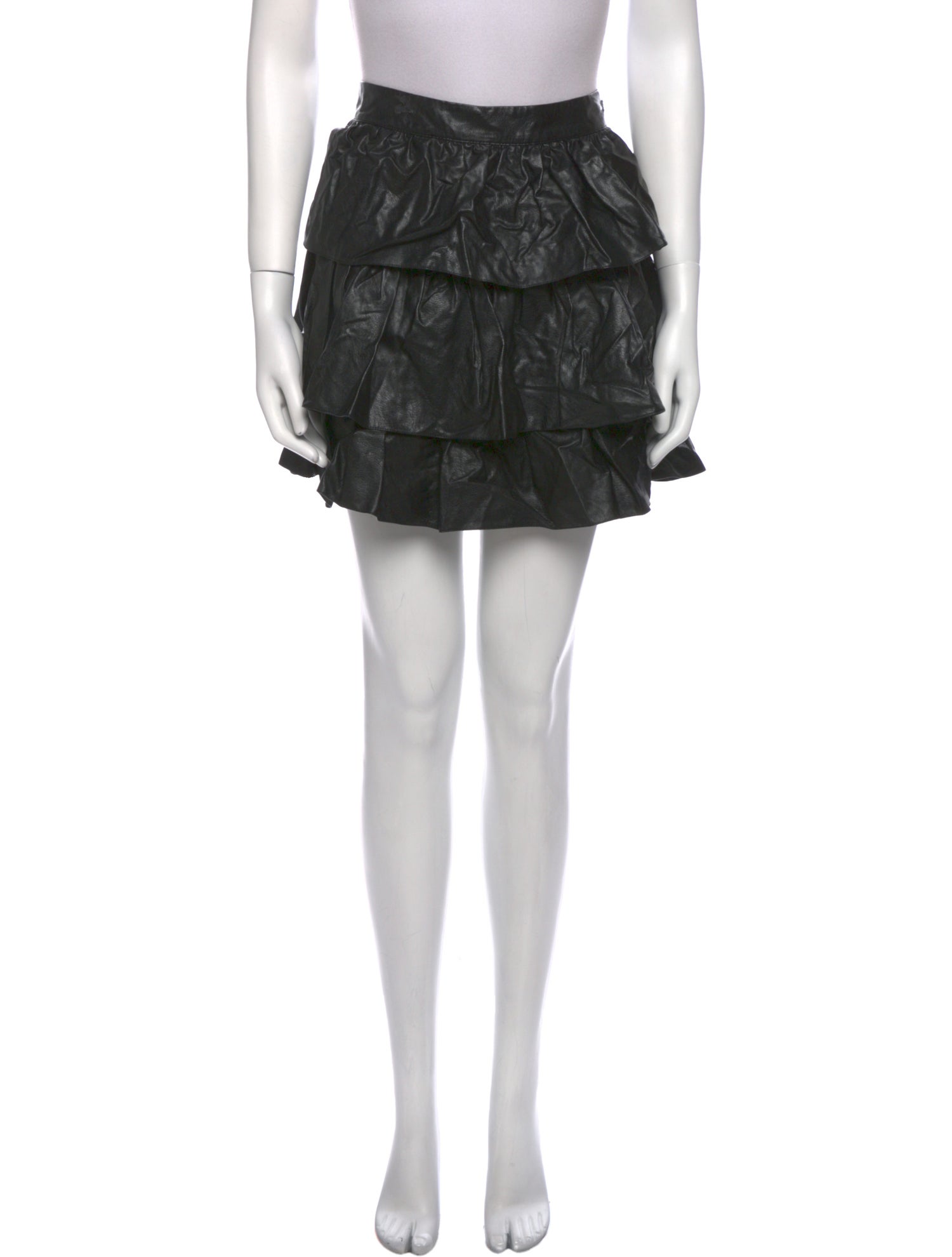 Stella McCartney Faux Leather Mini Skirt