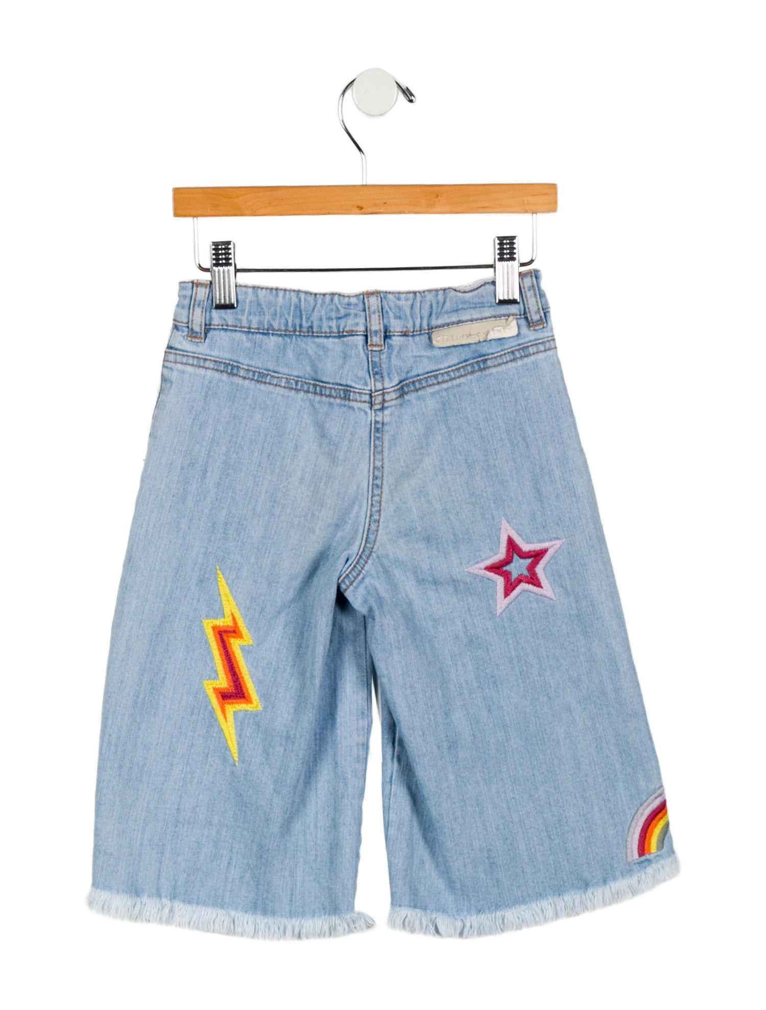 Stella McCartney Toddlers' Embroidered Wide Leg Jeans