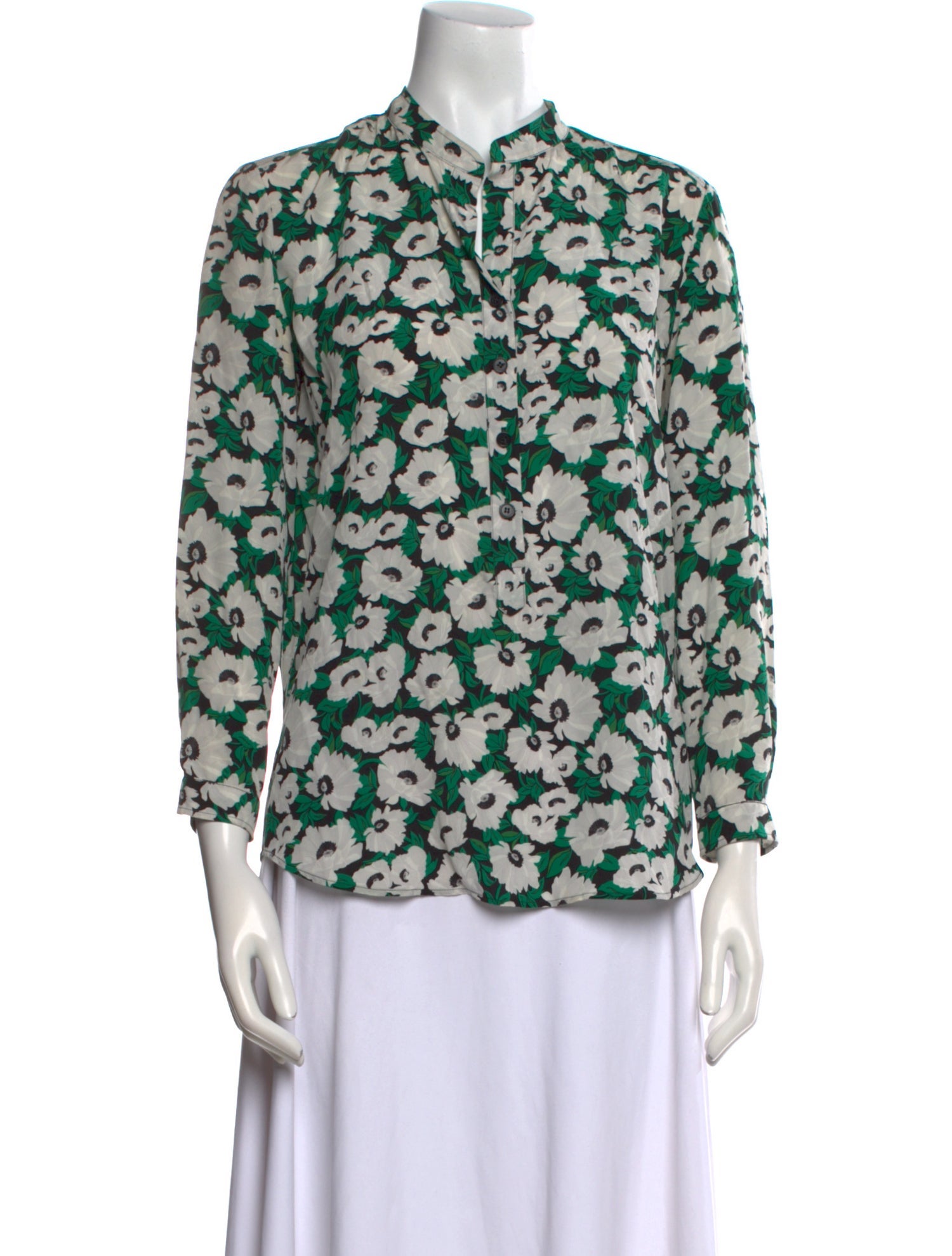 Stella McCartney Silk Floral Print Blouse