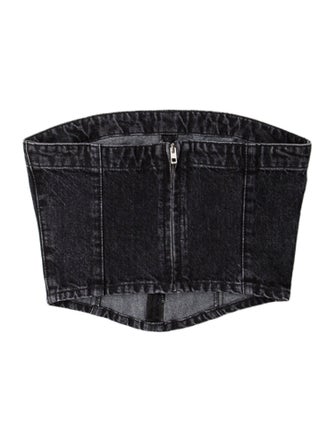 Stella McCartney Strapless Crop Top