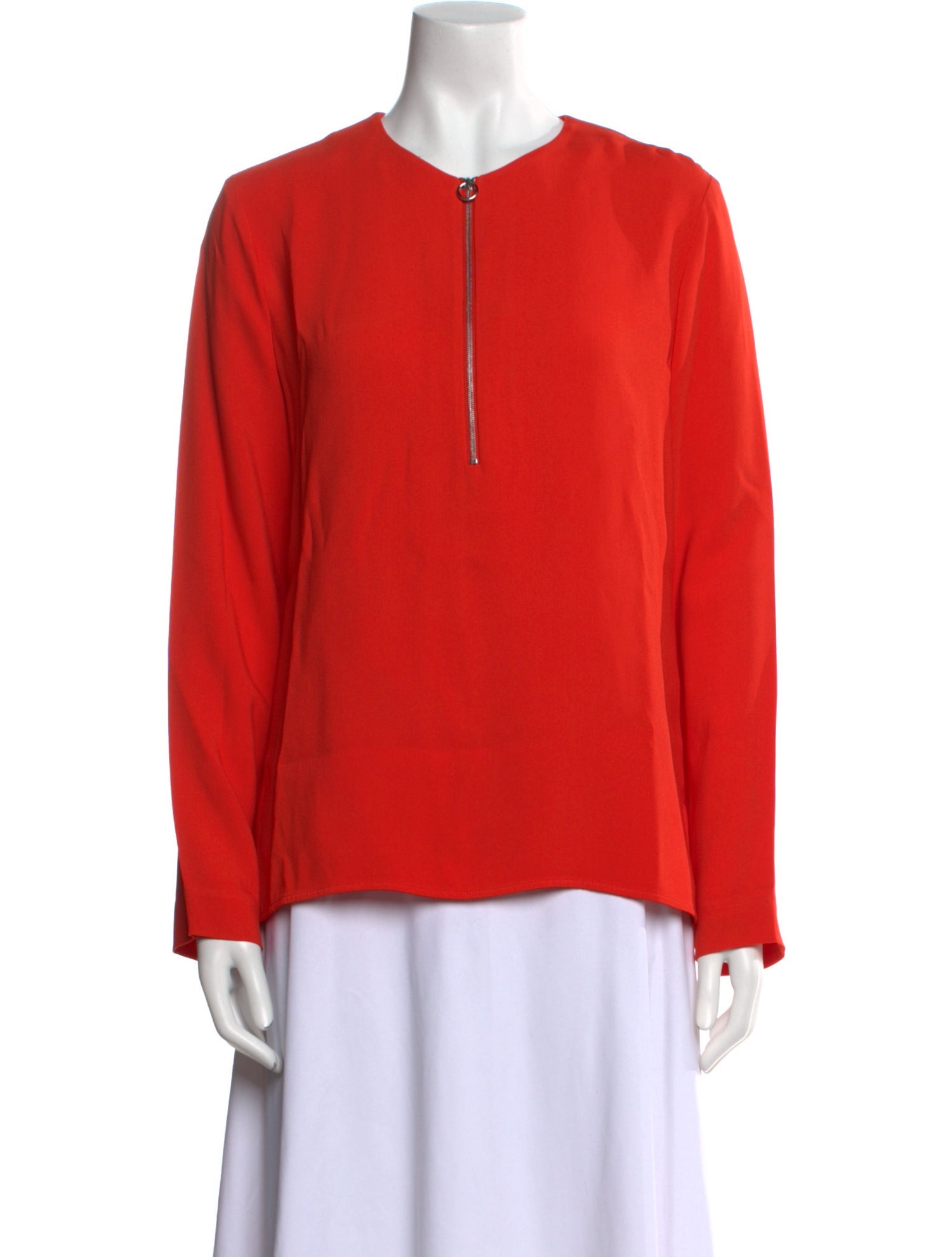 Stella McCartney Crew Neck Long Sleeve Blouse