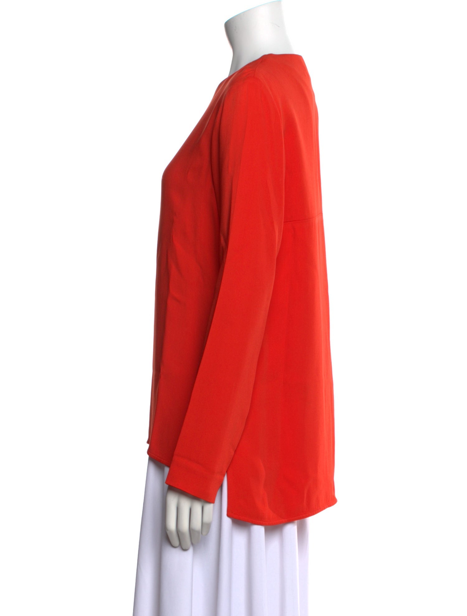 Stella McCartney Crew Neck Long Sleeve Blouse