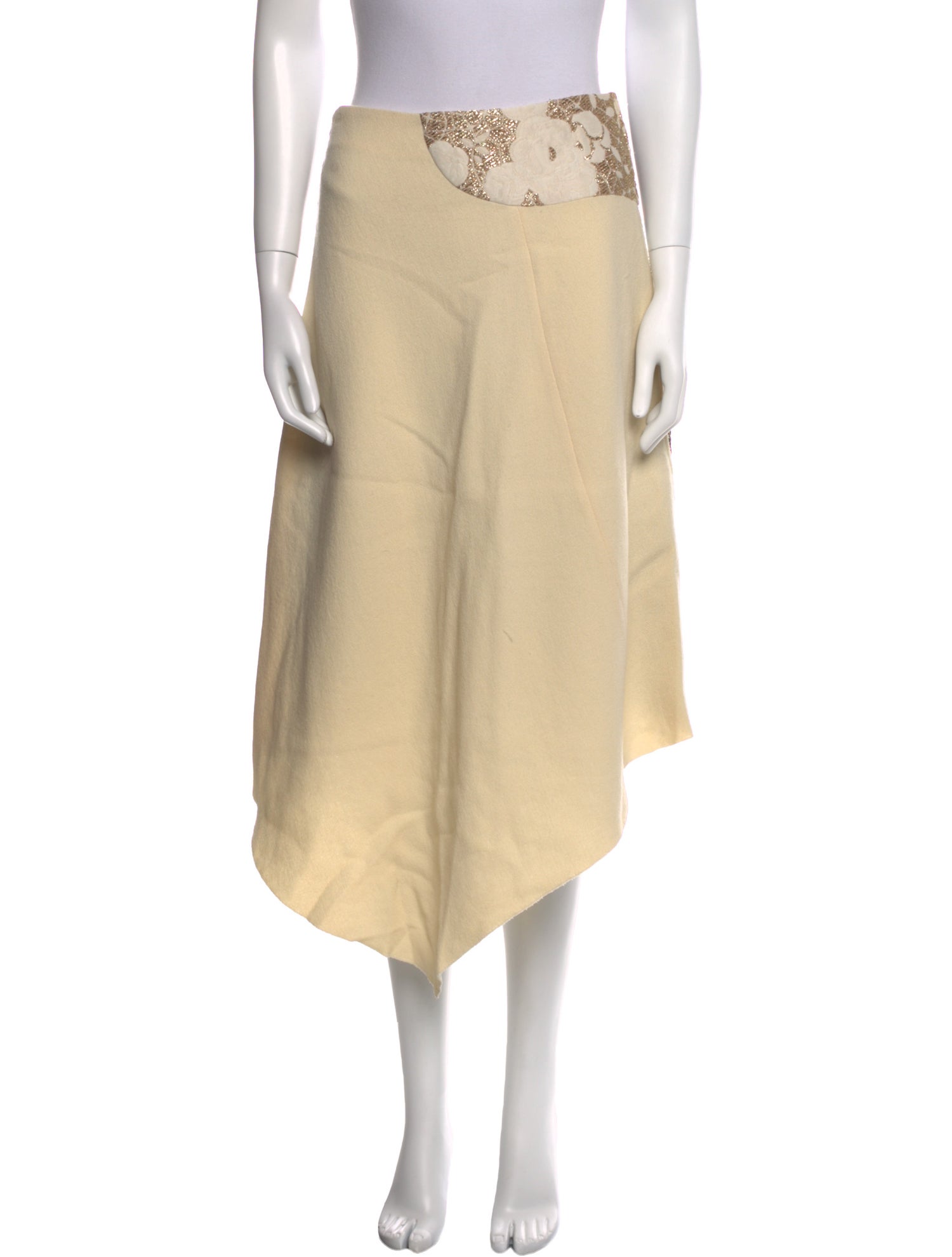 Stella McCartney Wool Midi Length Skirt