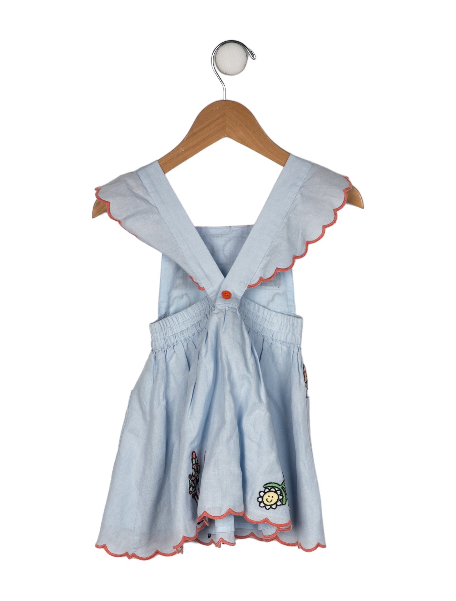 Stella McCartney Stella McCartney Toddler Girls' Embroidery Printed Sleeveless Dress