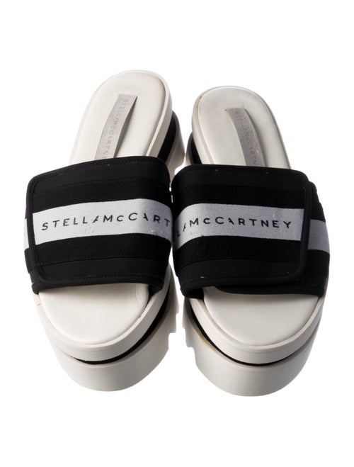 Stella McCartney Colorblock Pattern Slides