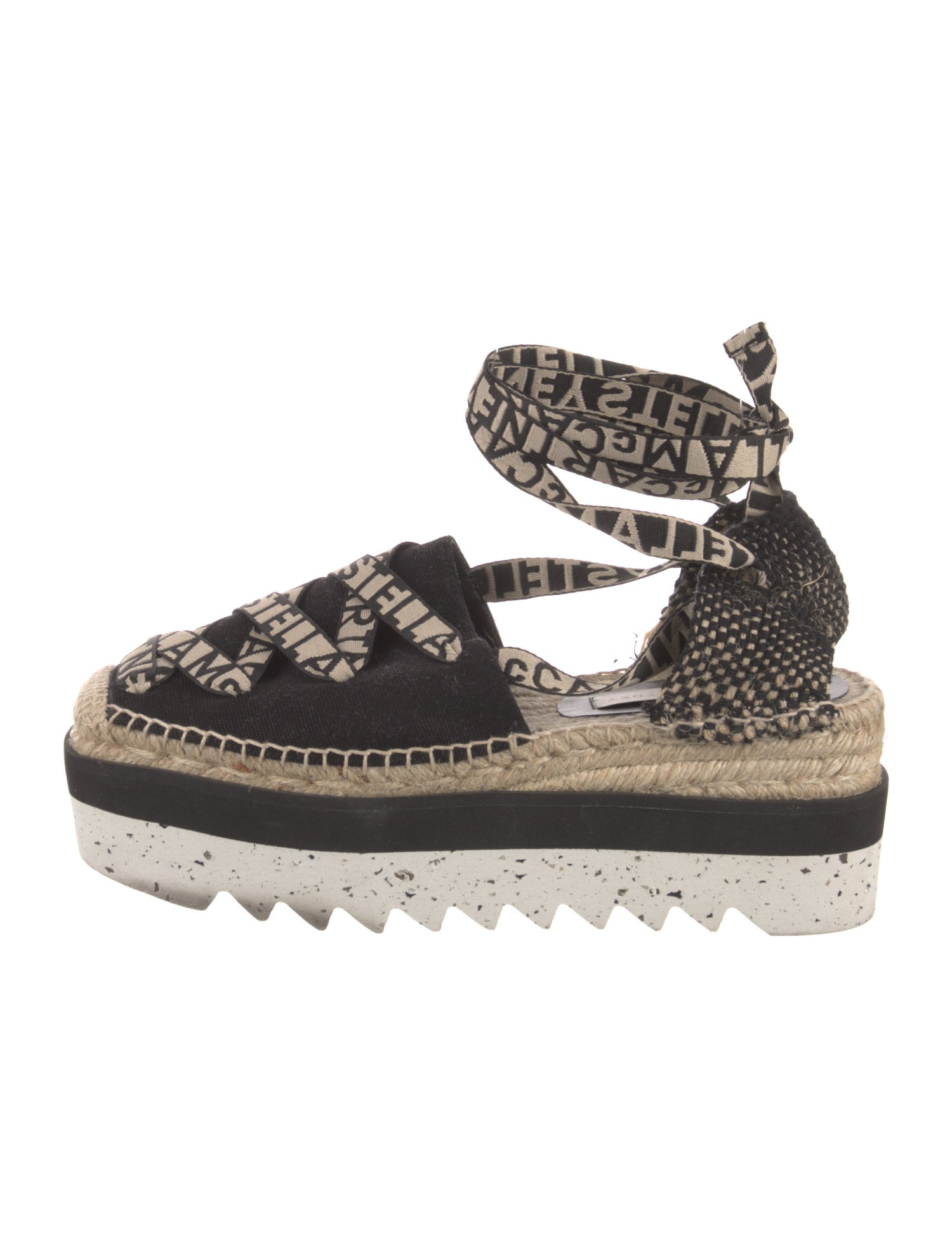 Stella McCartney Canvas Animal Print D'Orsay Pumps