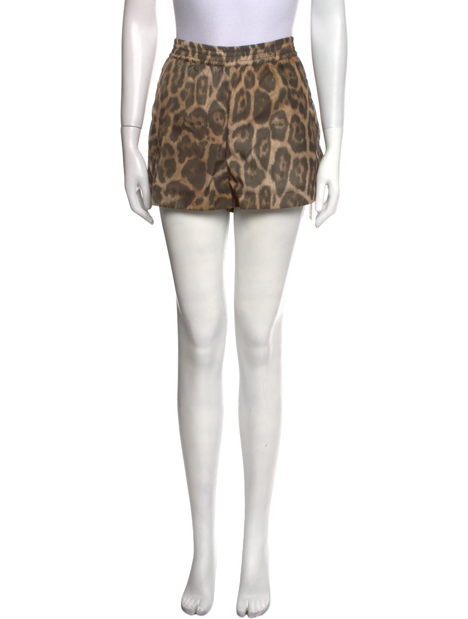 Stella McCartney Animal Print Mini Shorts
