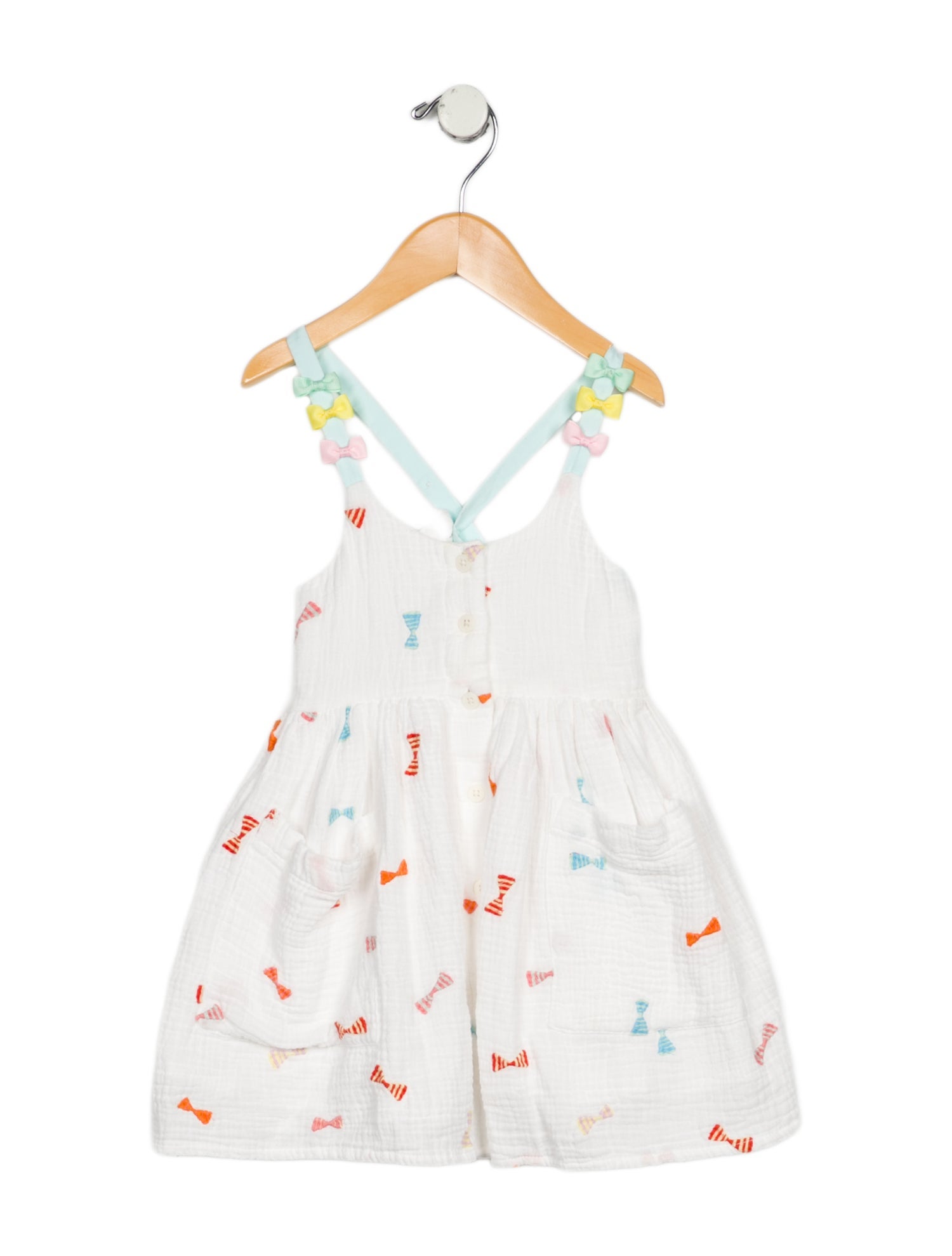 Stella McCartney Toddler Girls' Bow Accent Sleeveless Dress