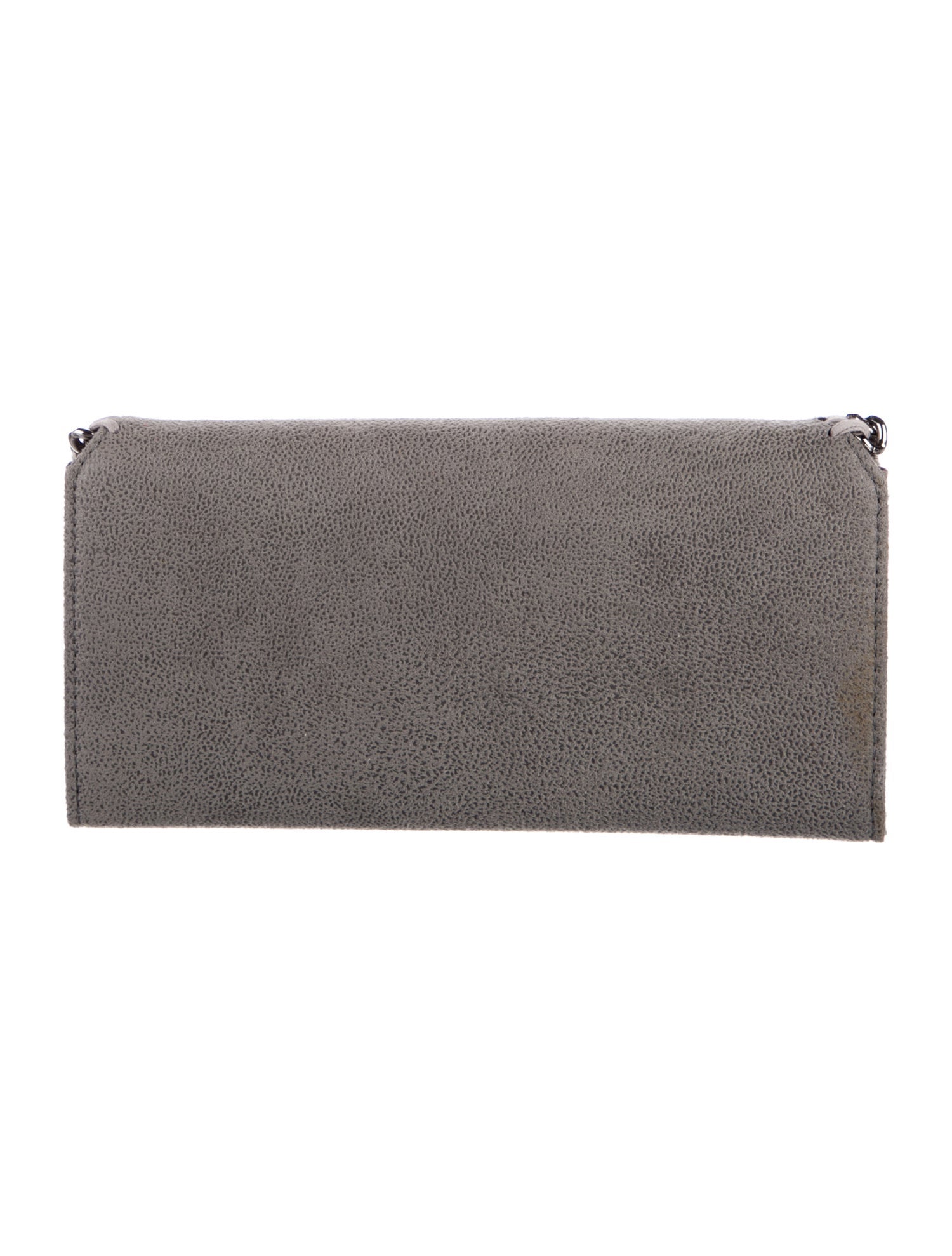 Stella McCartney Vegan Suede Continental Wallet