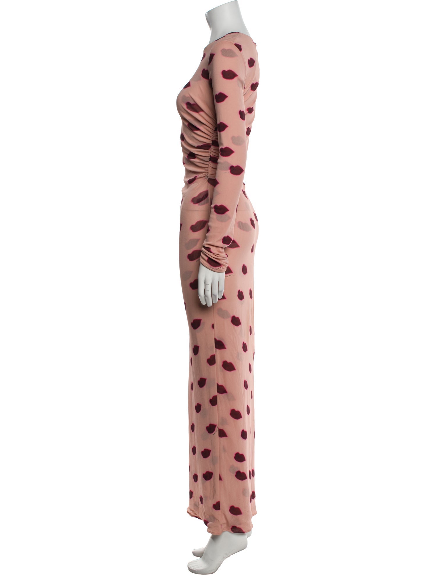 Stella McCartney Polka Dot Print Long Dress