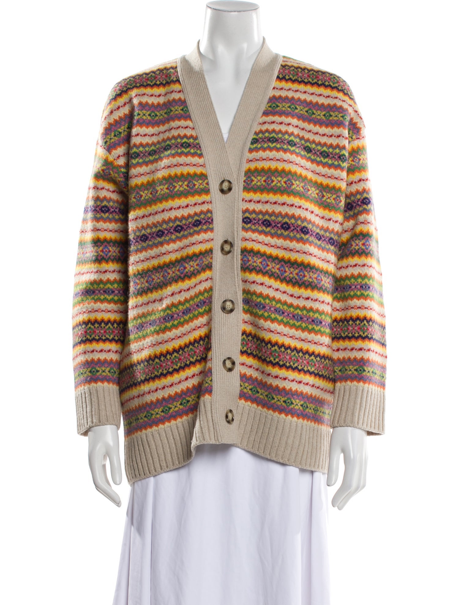 Stella McCartney Virgin Wool Striped Sweater