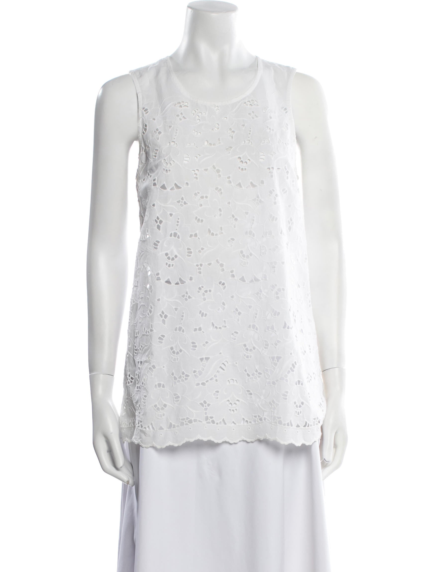 Stella McCartney Scoop Neck Sleeveless Top