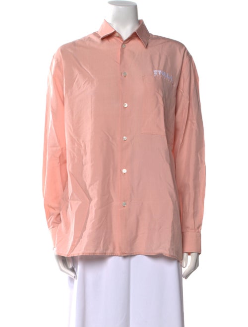 Stella McCartney Long Sleeve Button-Up Top