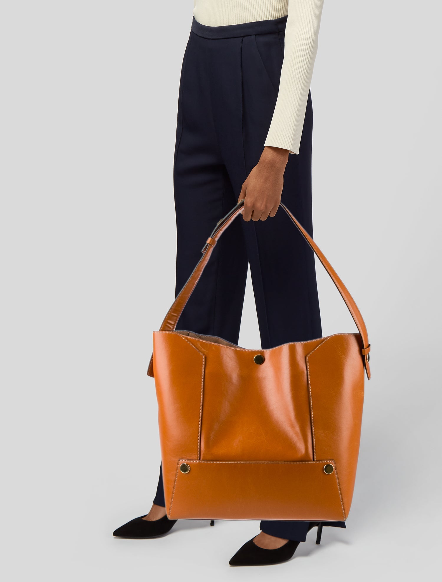 Stella McCartney Vegetarian Leather Shoulder Bag