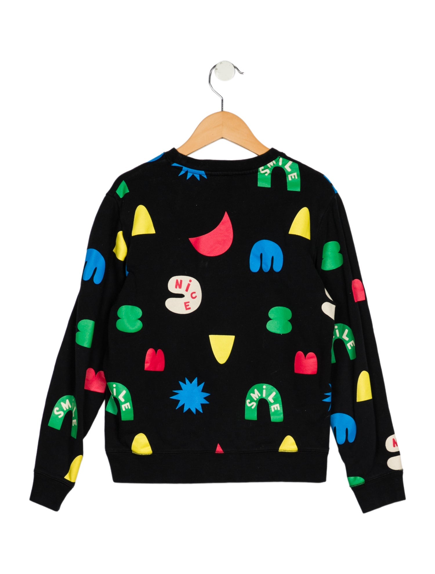 Stella McCartney Girls' Pattern Print Crew Neck Sweatshirt