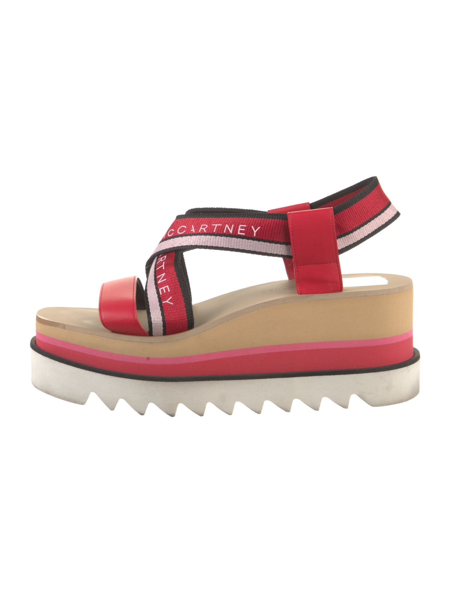 Stella McCartney Leather Printed Sandals