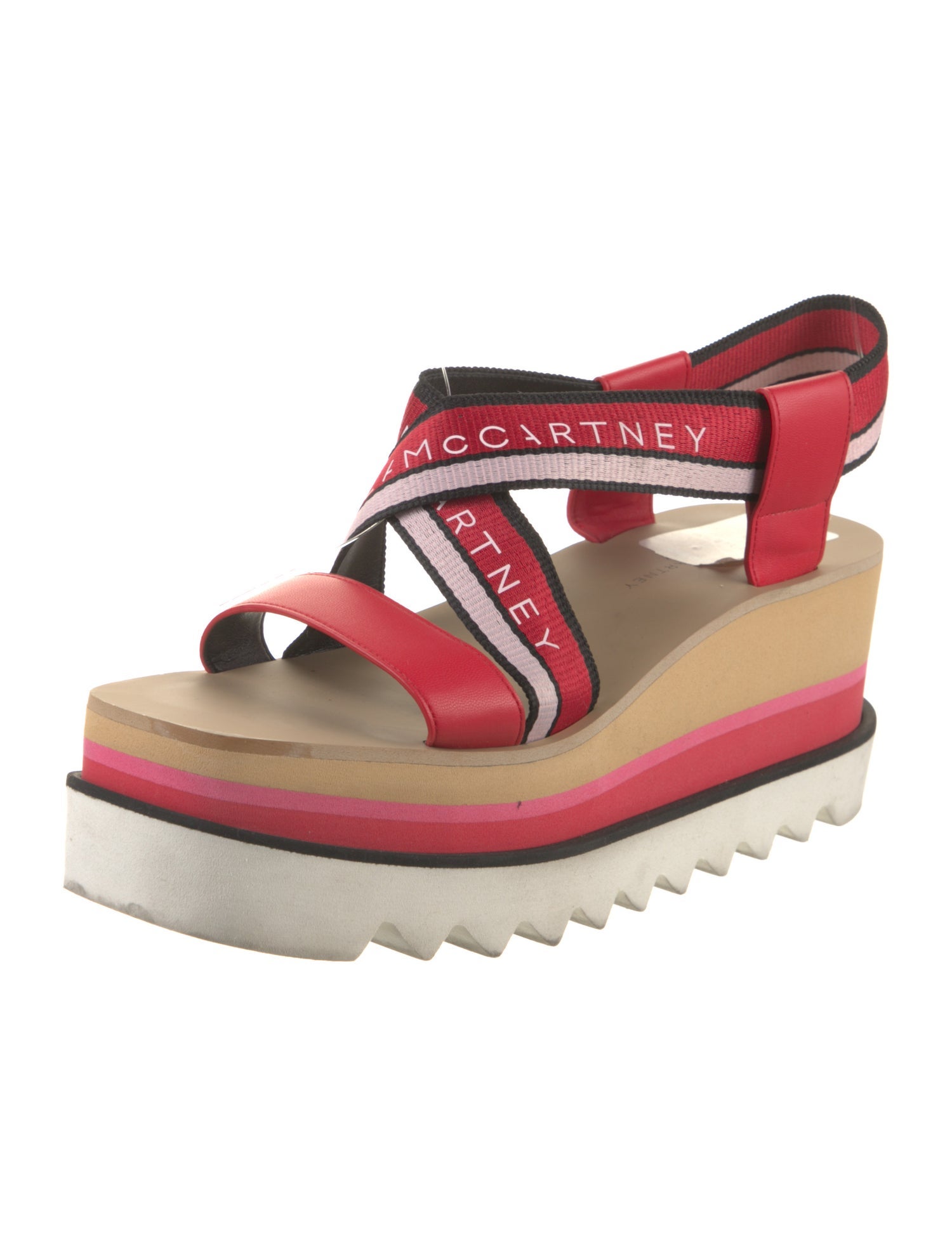 Stella McCartney Leather Printed Sandals