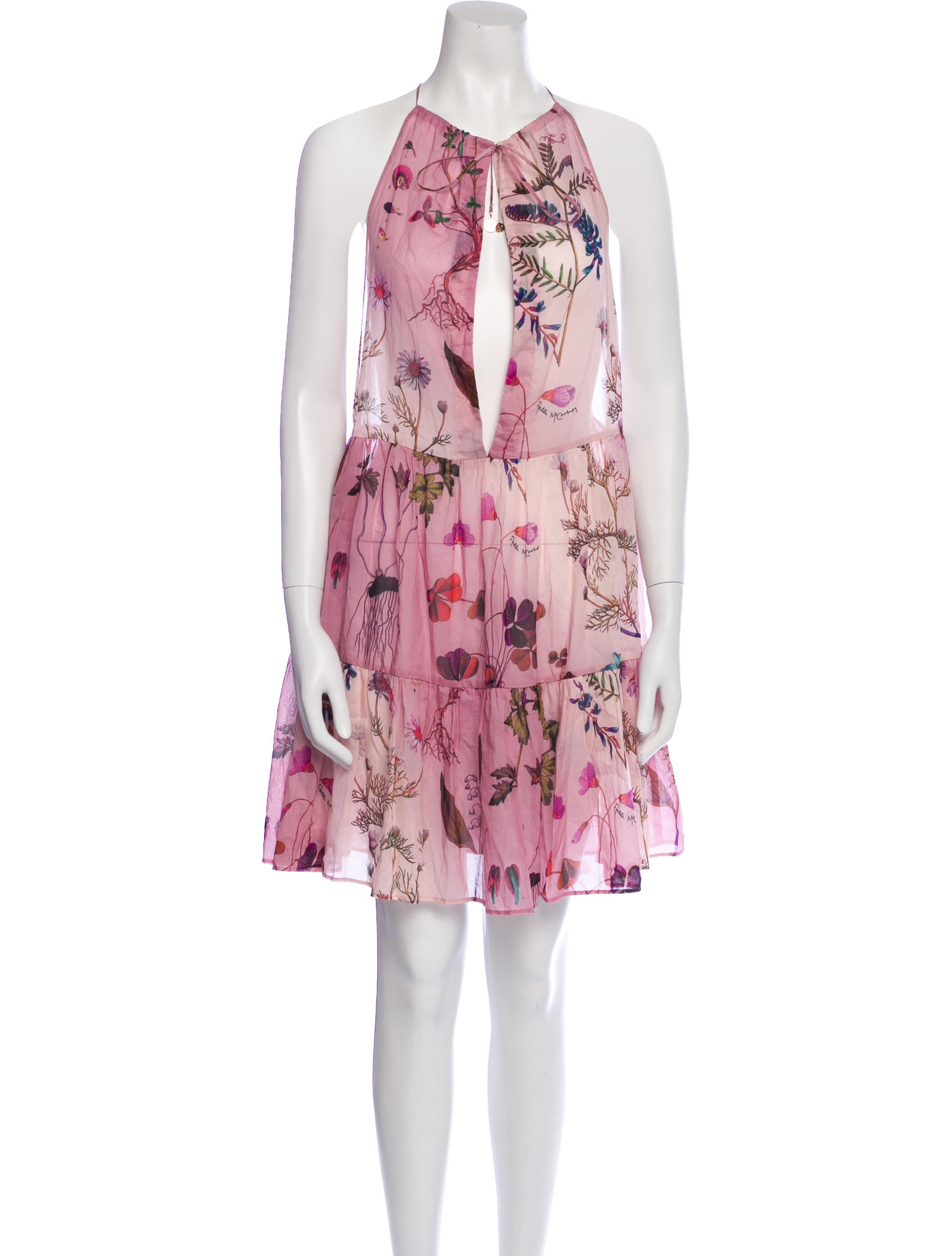 Stella McCartney Floral Print Mini Dress