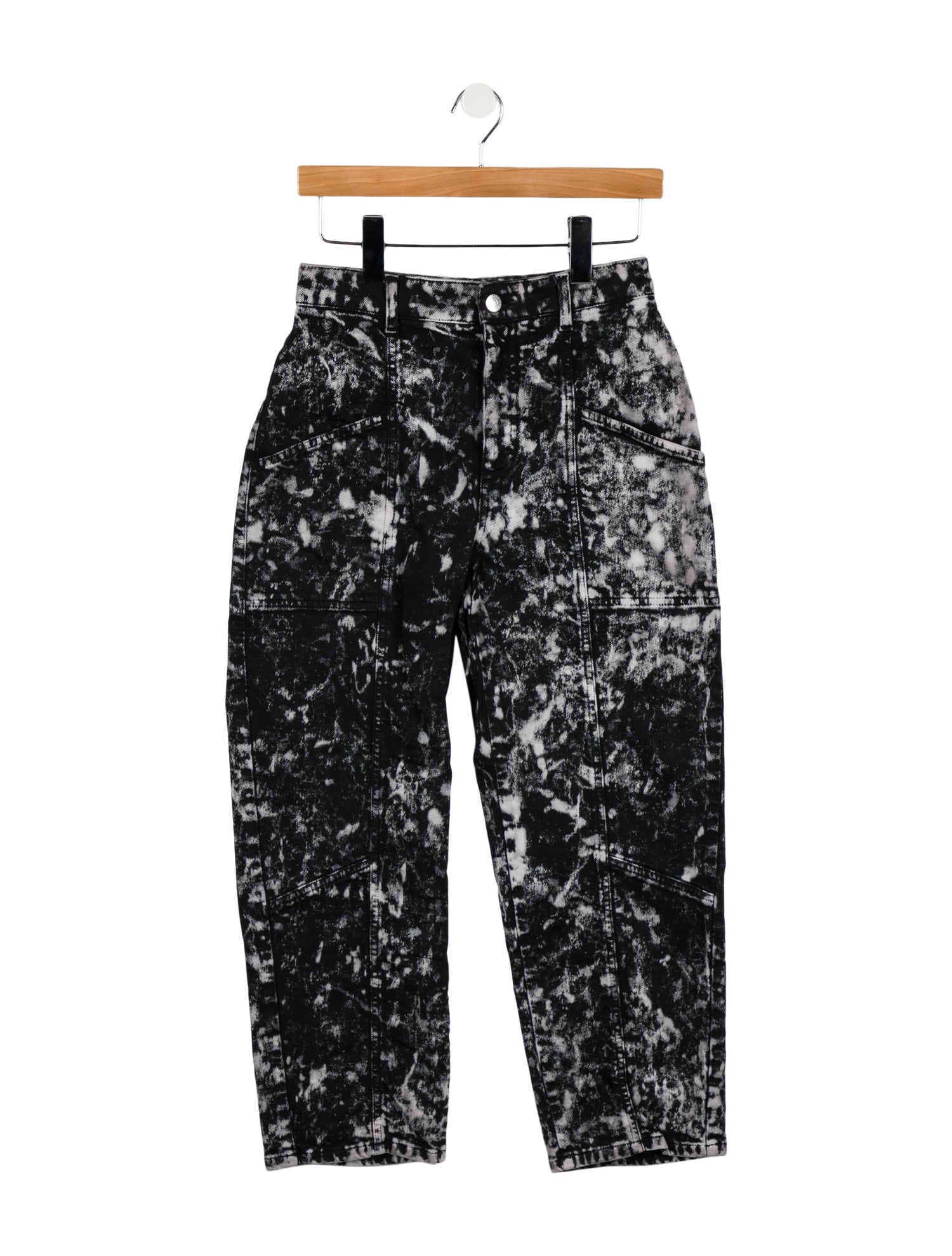 Stella McCartney High-Rise Straight Leg Jeans