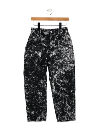 Stella McCartney High-Rise Straight Leg Jeans