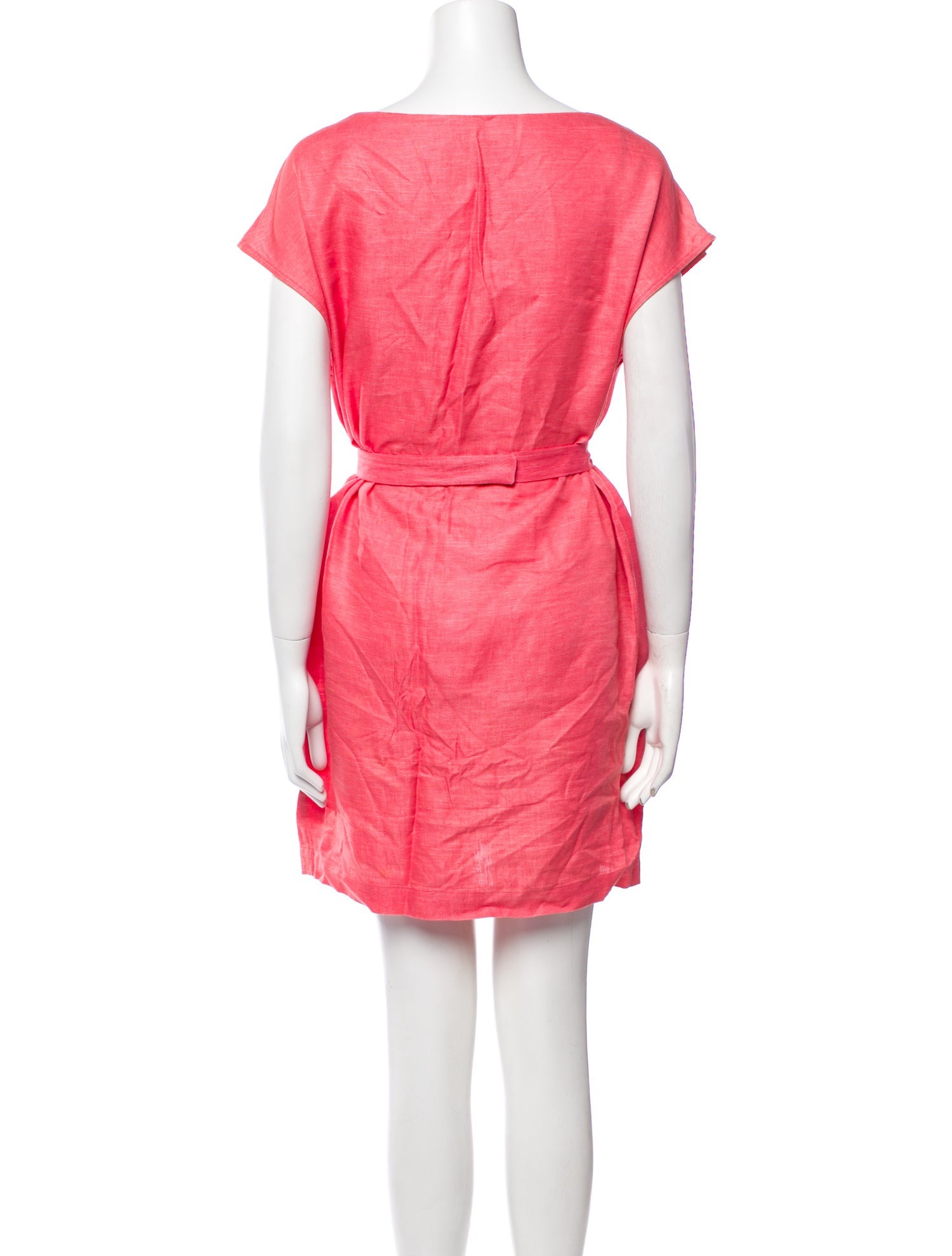 Stella McCartney Linen Mini Dress - Pink Dresses, Clothing