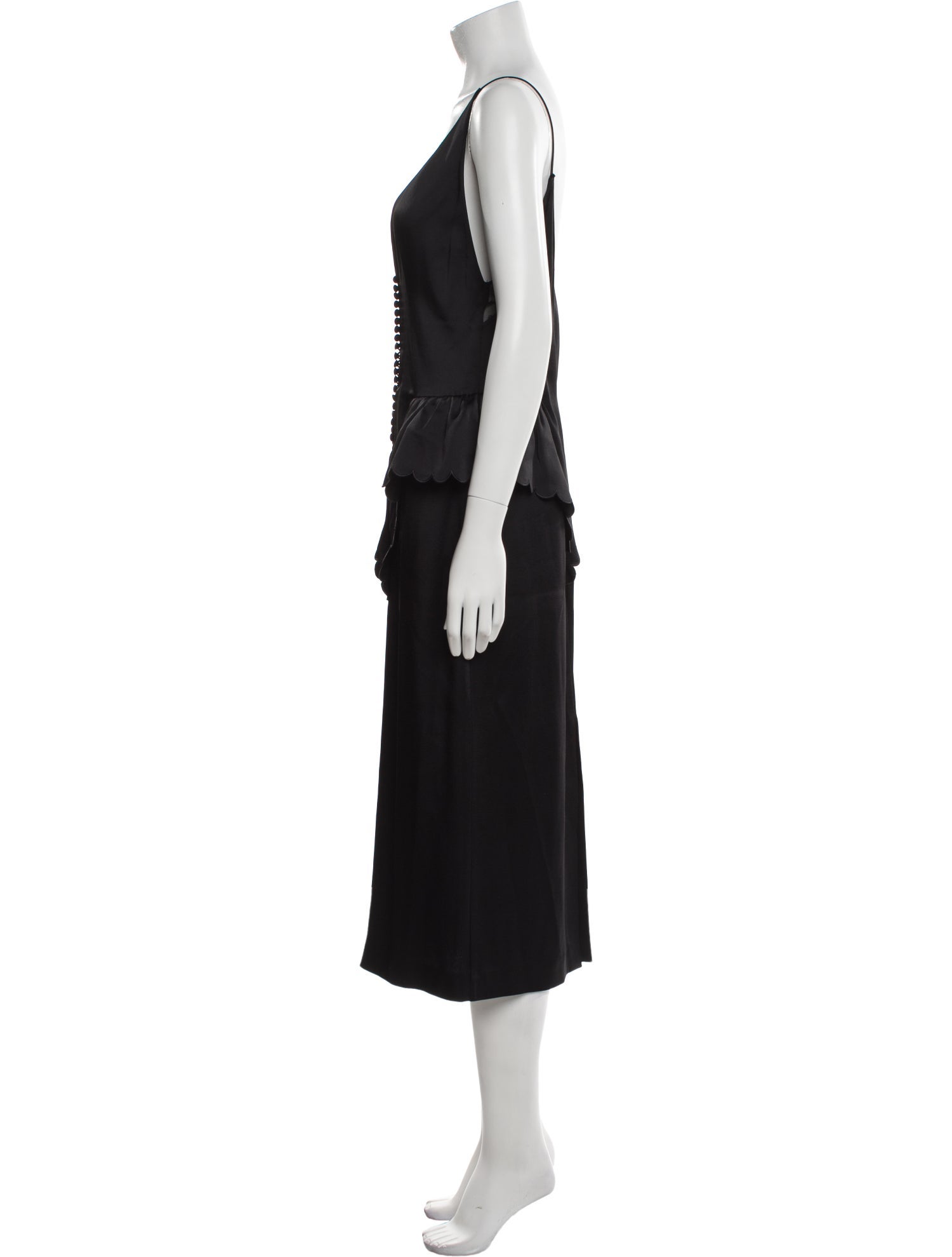 Stella McCartney V-Neck Midi Length Dress