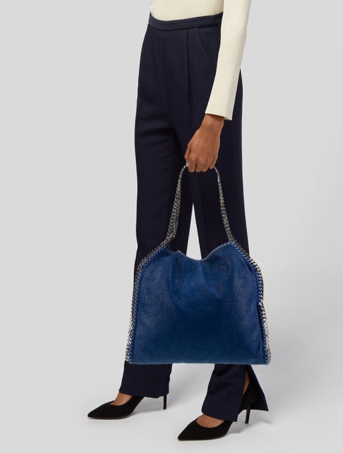Stella McCartney Vegetarian Suede Shoulder Bag