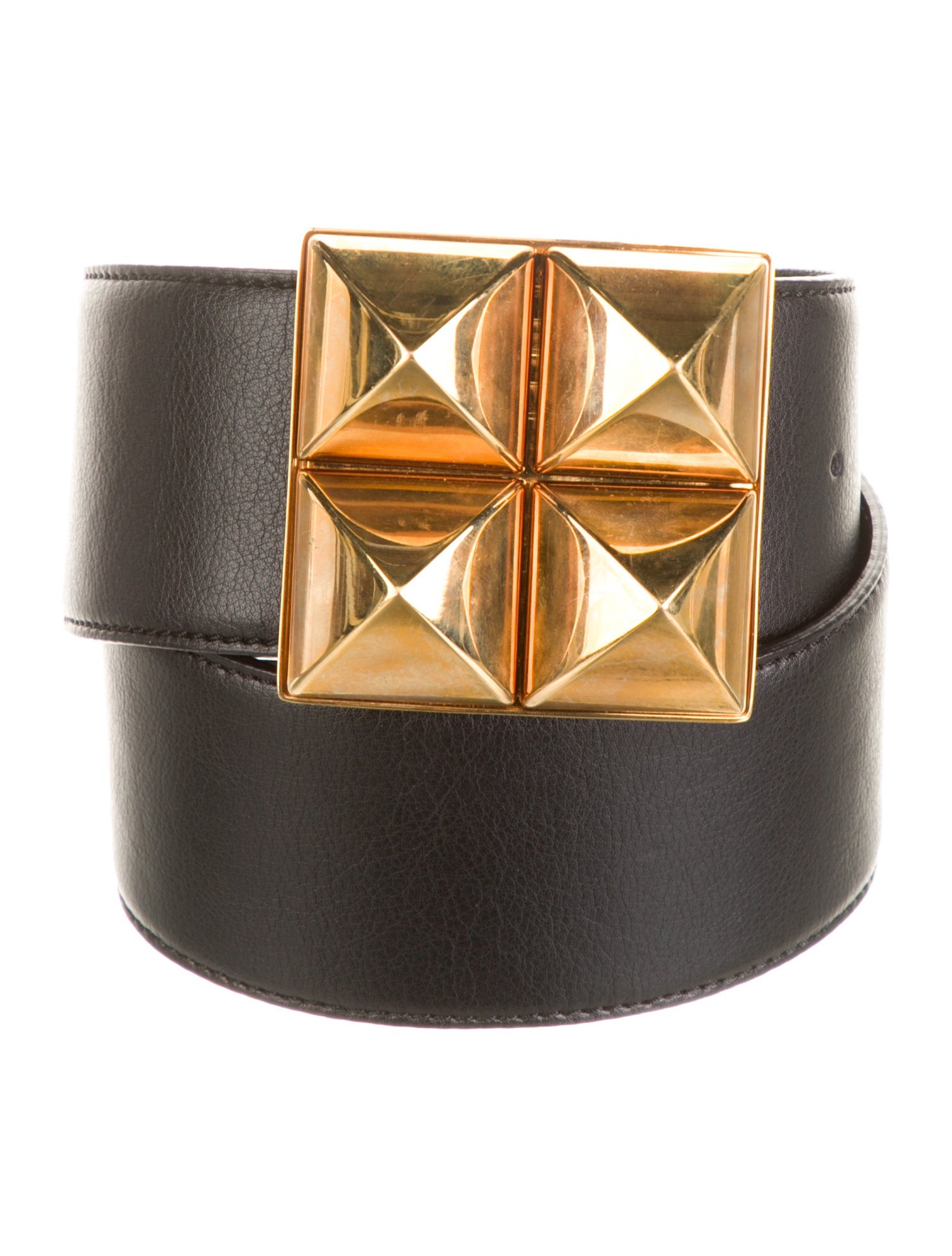 Stella McCartney Wide Vegetarian Leather Belt