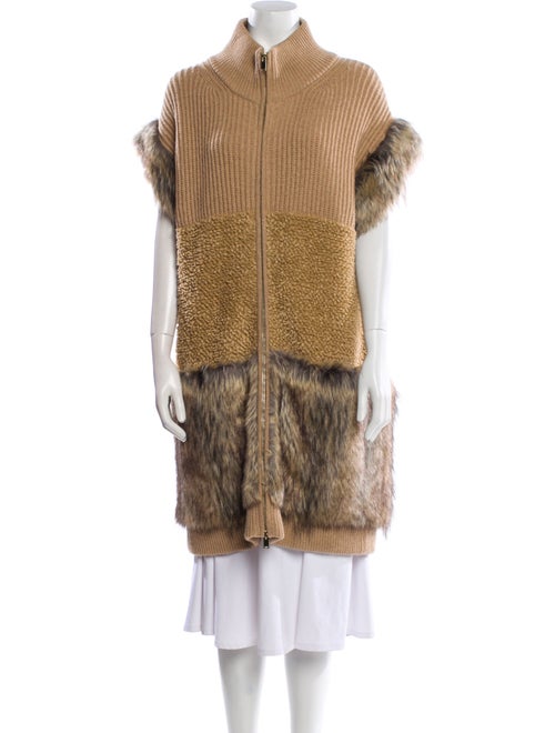 Stella McCartney Virgin Wool Colorblock Pattern Sweater