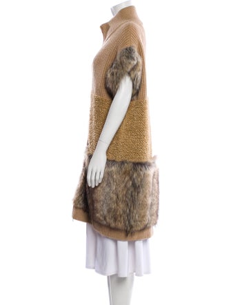 Stella McCartney Virgin Wool Colorblock Pattern Sweater