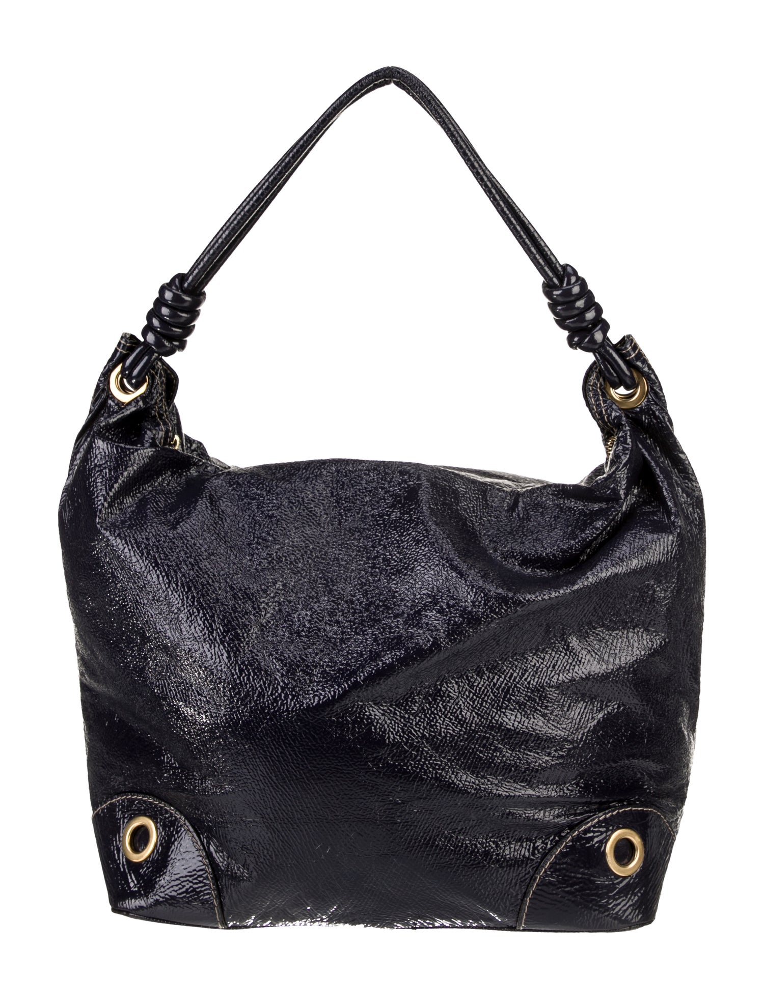 Stella McCartney Patent Leather Top Handle Bag