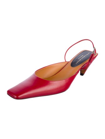 Stella McCartney Leather Slingback Pumps