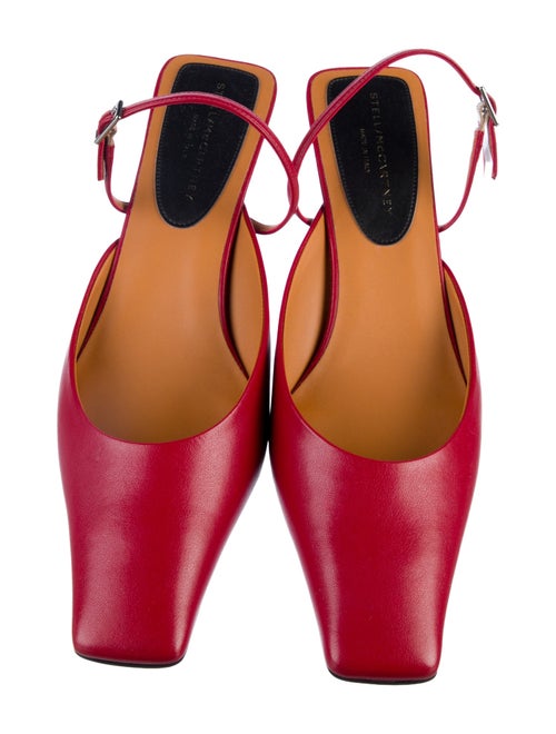 Stella McCartney Leather Slingback Pumps