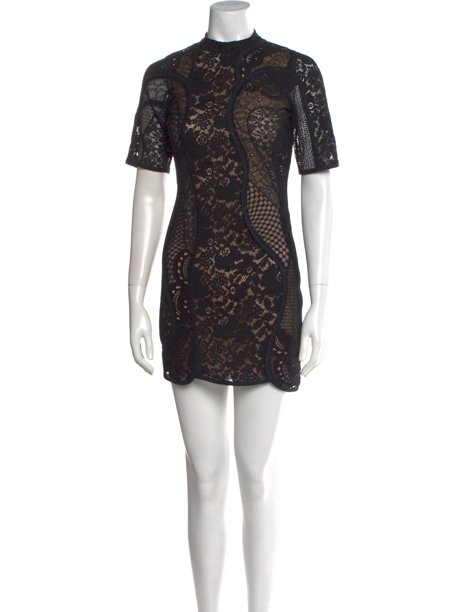 Stella McCartney Lace Pattern Mini Dress