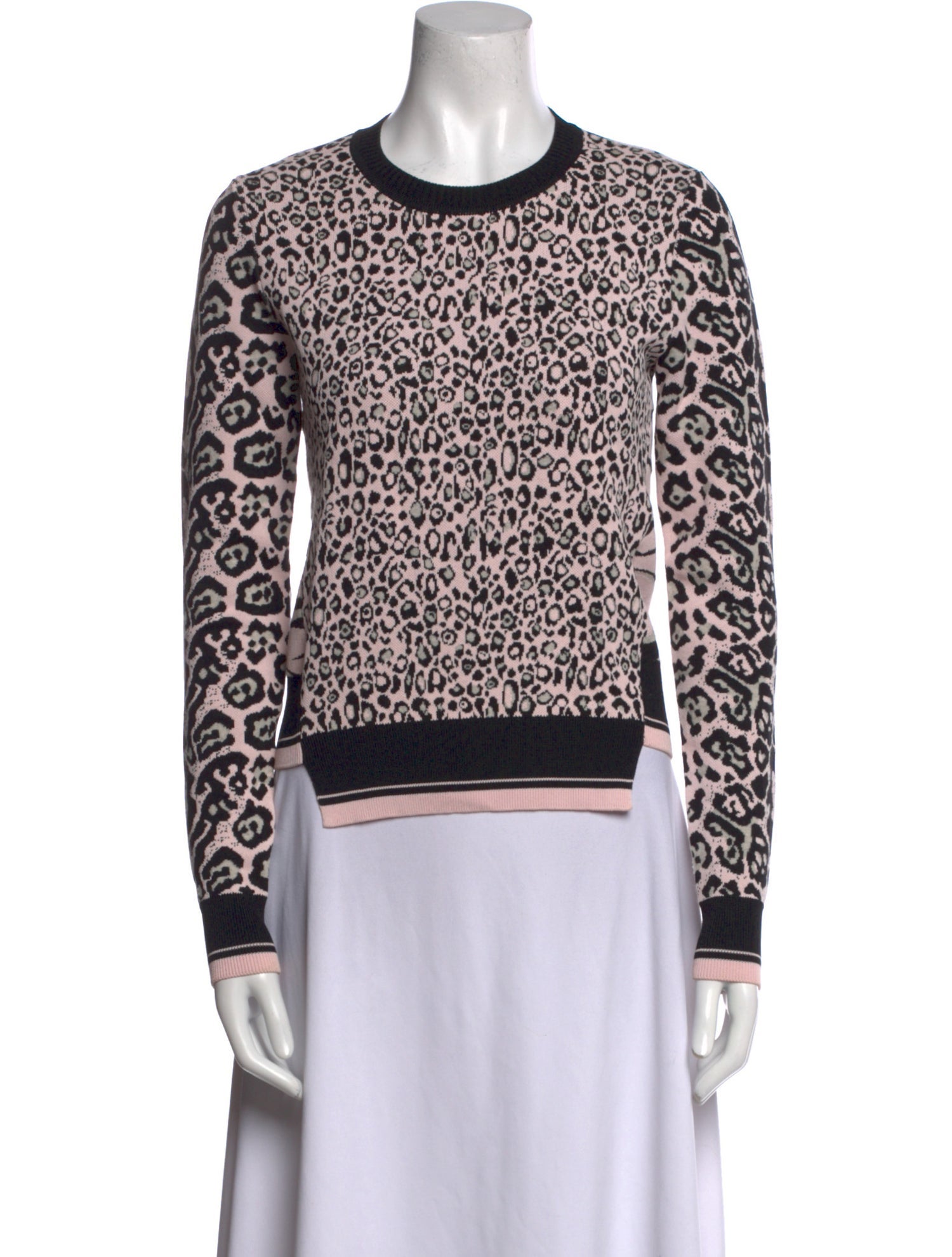 Stella McCartney Animal Print Crew Neck Sweatshirt