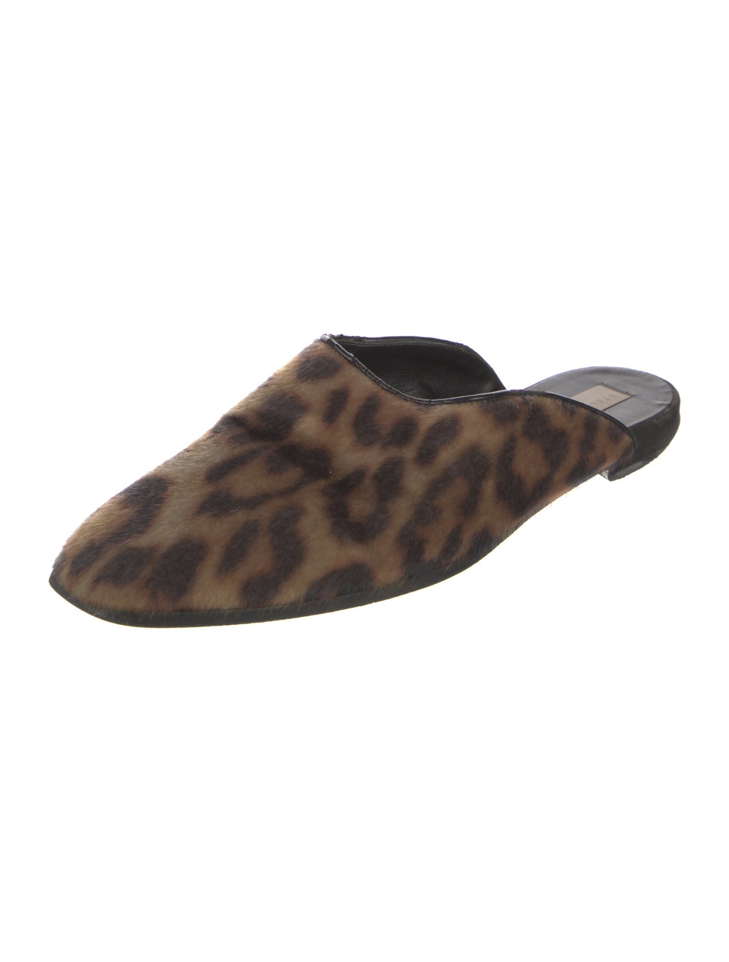 Stella McCartney Ponyhair Animal Print Mules