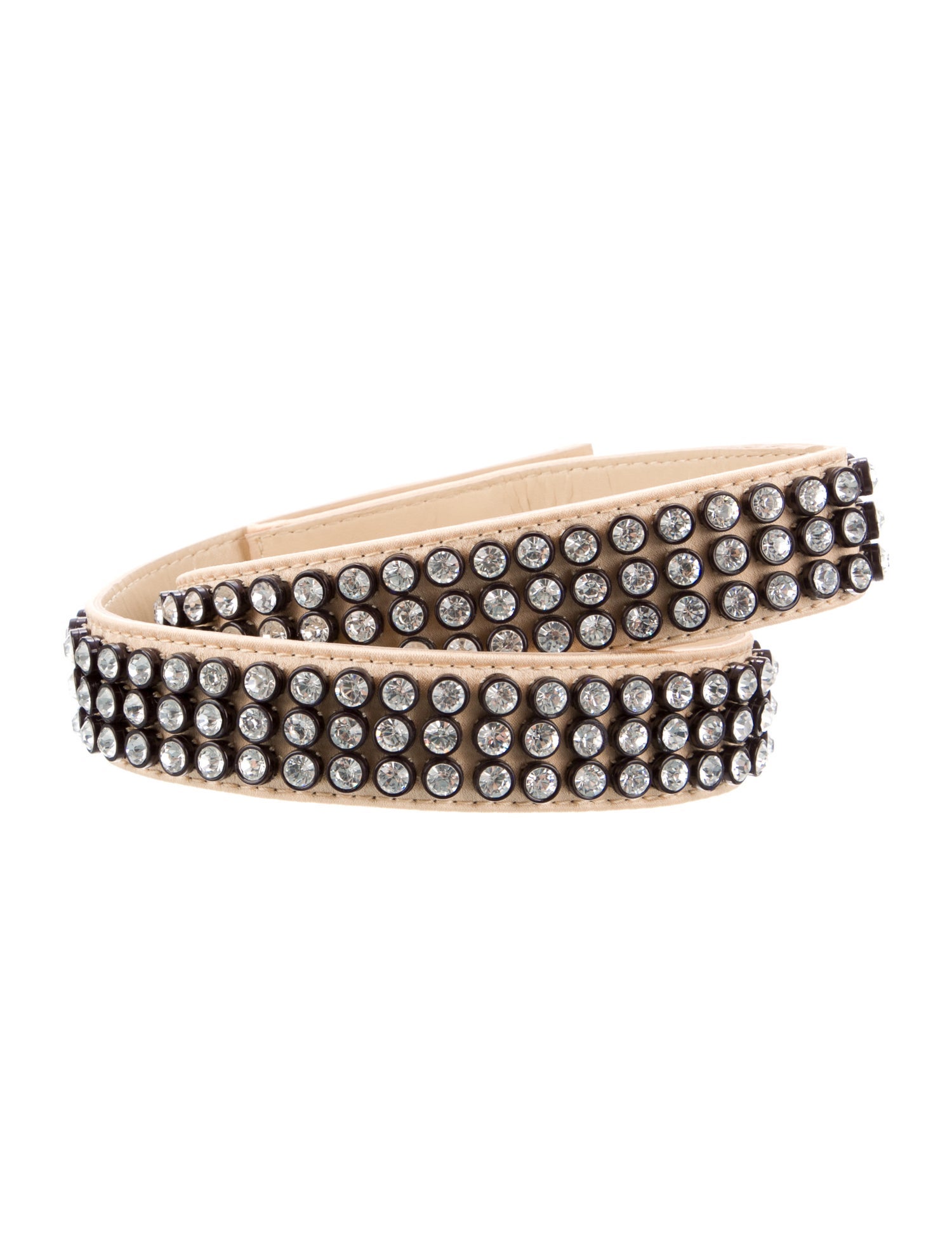 Stella McCartney Nylon Crystal Embellishments Waist Belt