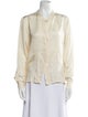 Stella McCartney V-Neck Long Sleeve Blouse