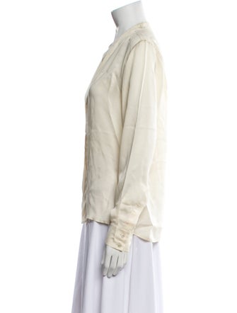 Stella McCartney V-Neck Long Sleeve Blouse