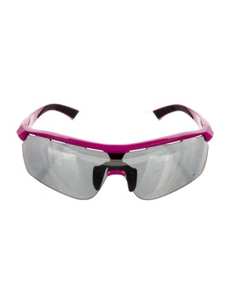 Stella McCartney Shield Mirrored Sunglasses