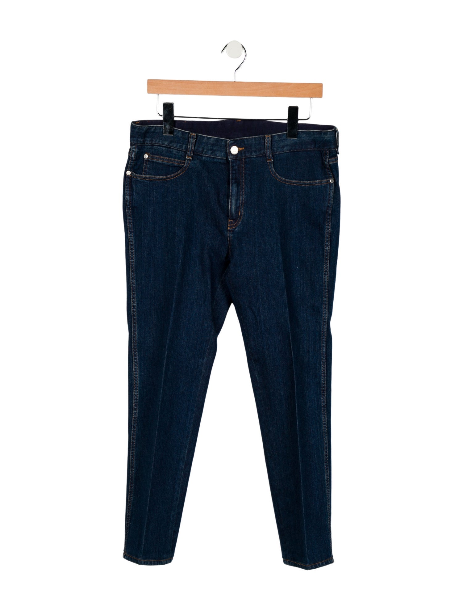 Stella McCartney Mid-Rise Straight Leg Jeans