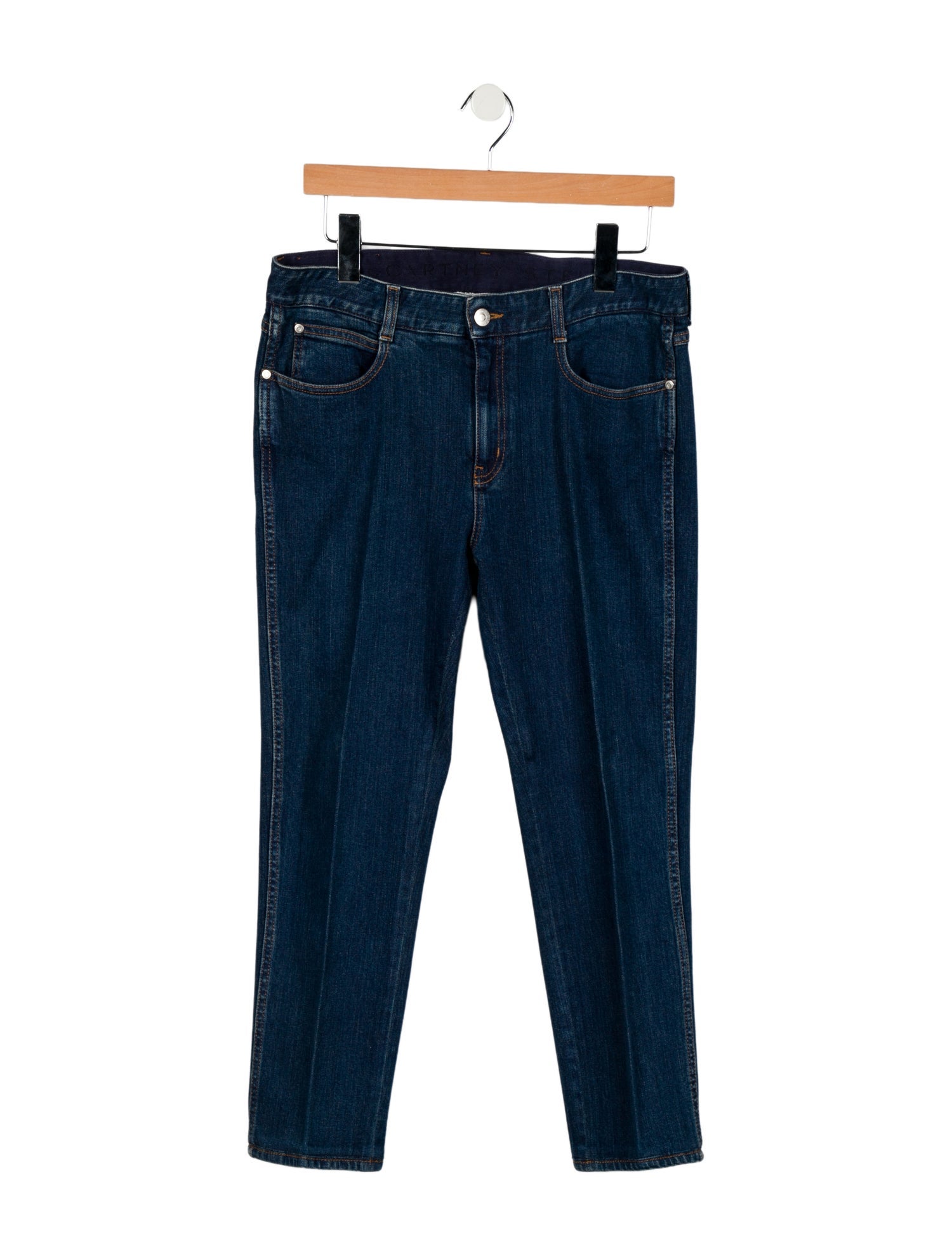 Stella McCartney Mid-Rise Straight Leg Jeans