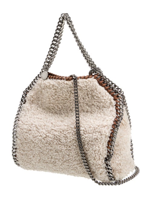 Stella McCartney Shearling Top Handle Bag