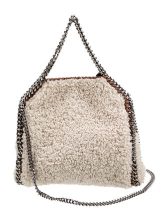 Stella McCartney Shearling Top Handle Bag