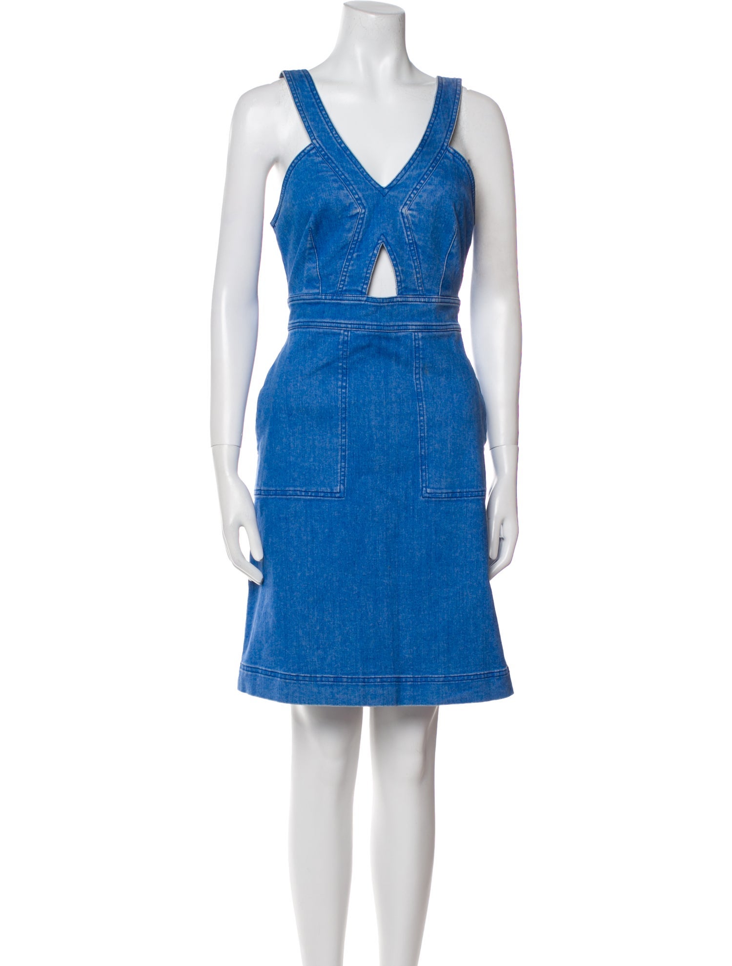 Stella McCartney V-Neck Knee-Length Dress