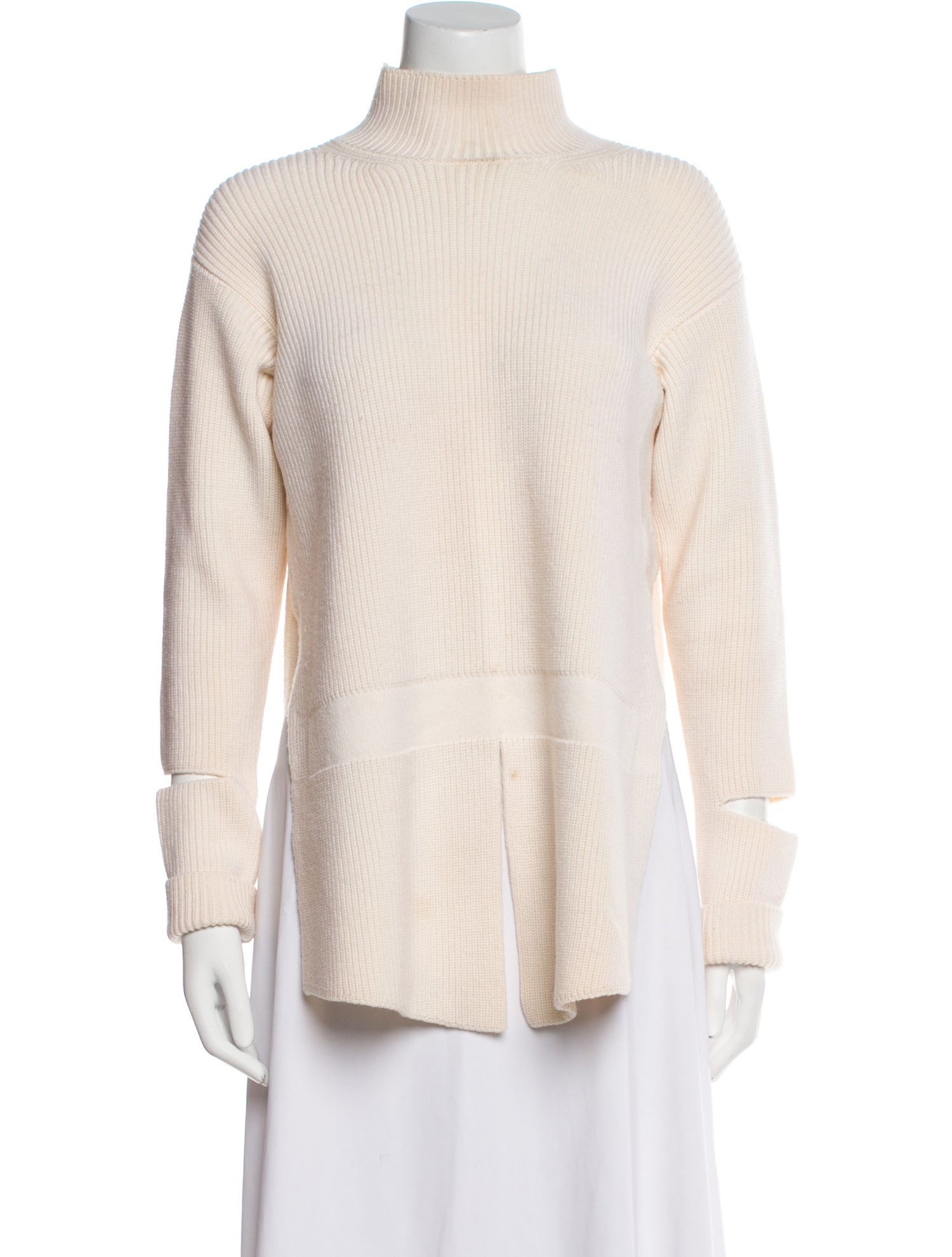 Stella McCartney Virgin Wool Mock Neck Sweater