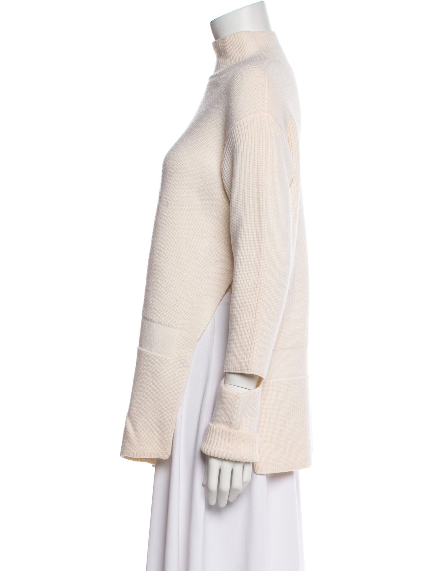 Stella McCartney Virgin Wool Mock Neck Sweater