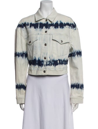 Stella McCartney Tie-Dye Print Denim Jacket